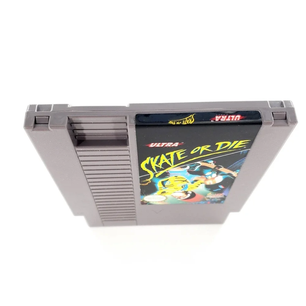 Skate or Die Nintendo NES Authentic w/ Manual & Case Pristine Label Tested Works